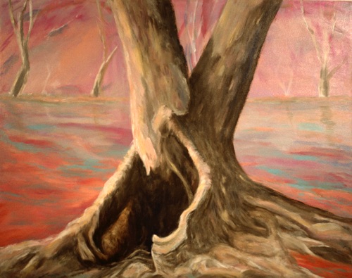 River Tree
36" x 48"
acrylic on canvas
©1990